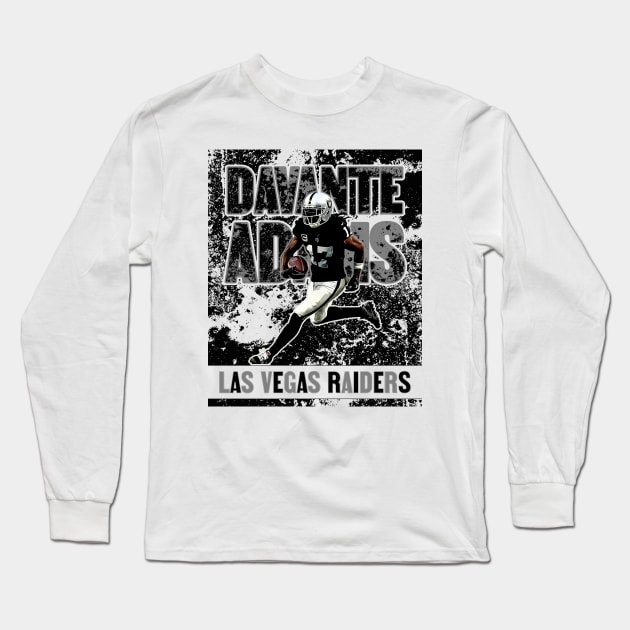 Davante adams || las vegas raiders Long Sleeve T-Shirt by Aloenalone